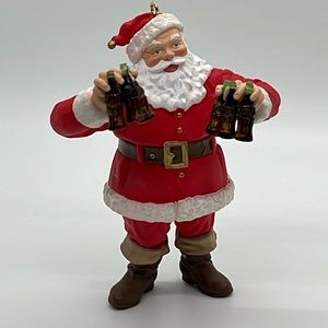 Vintage 1995 Santa Coca Cola Hallmark Christmas Ornament